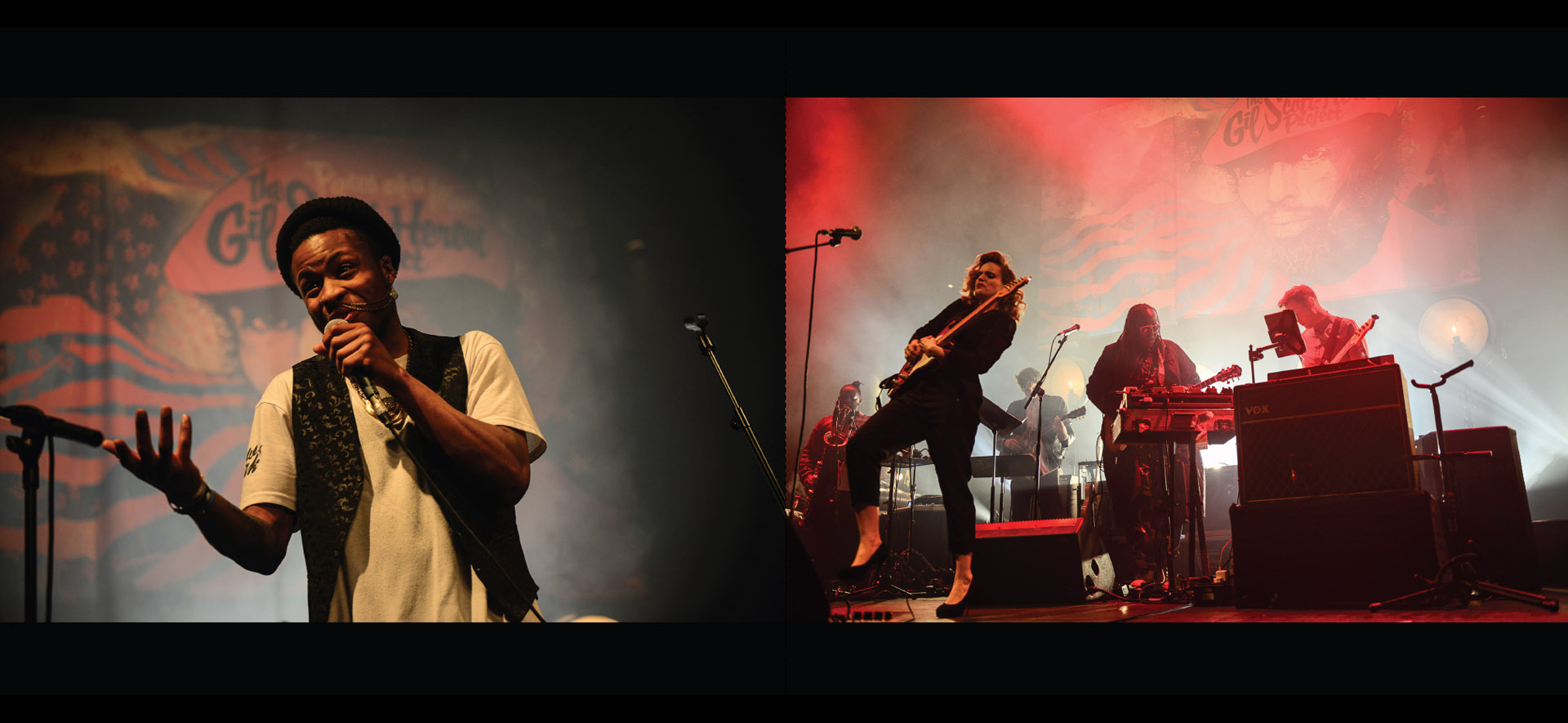 Solomon (left), Anna Calvi (right)